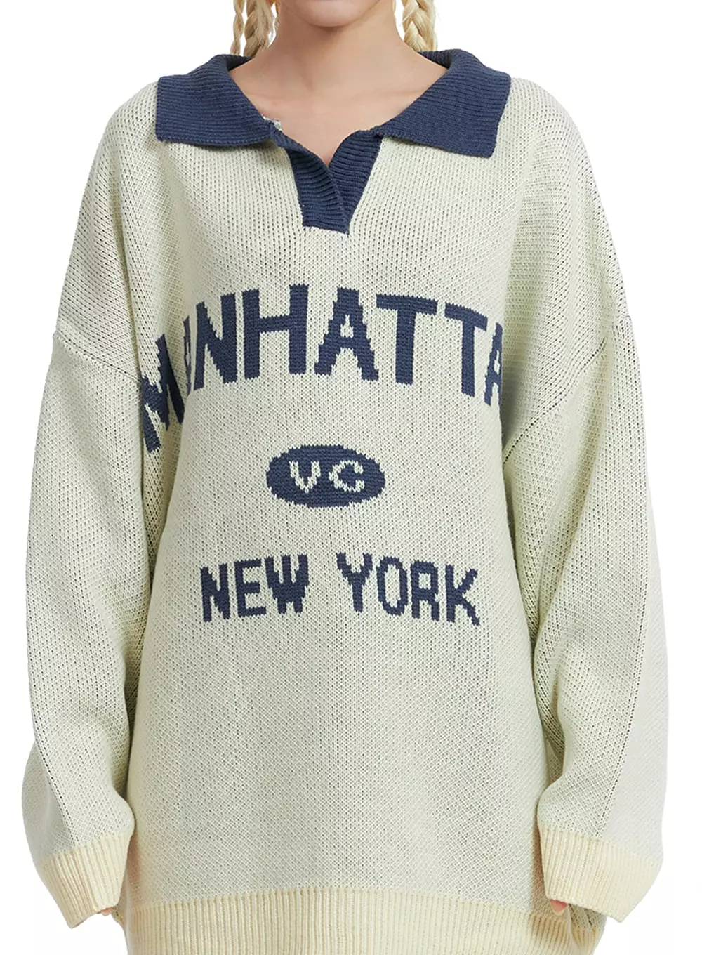 Manhattan Oversized Knit Sweater IF408