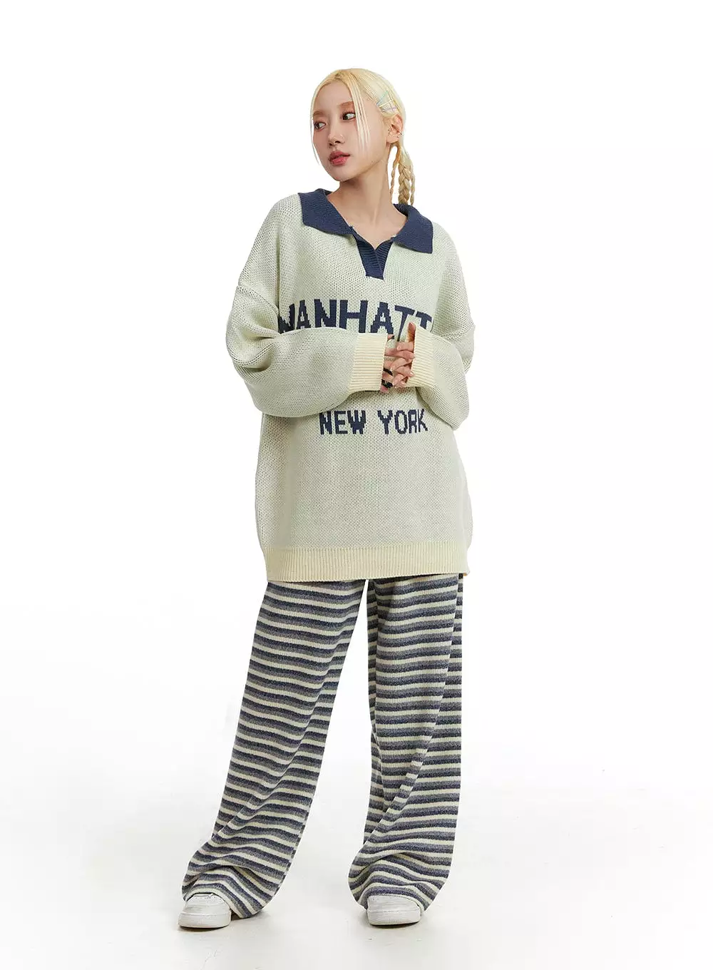 Manhattan Oversized Knit Sweater IF408