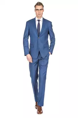 Men's Check Slim Fit Suits