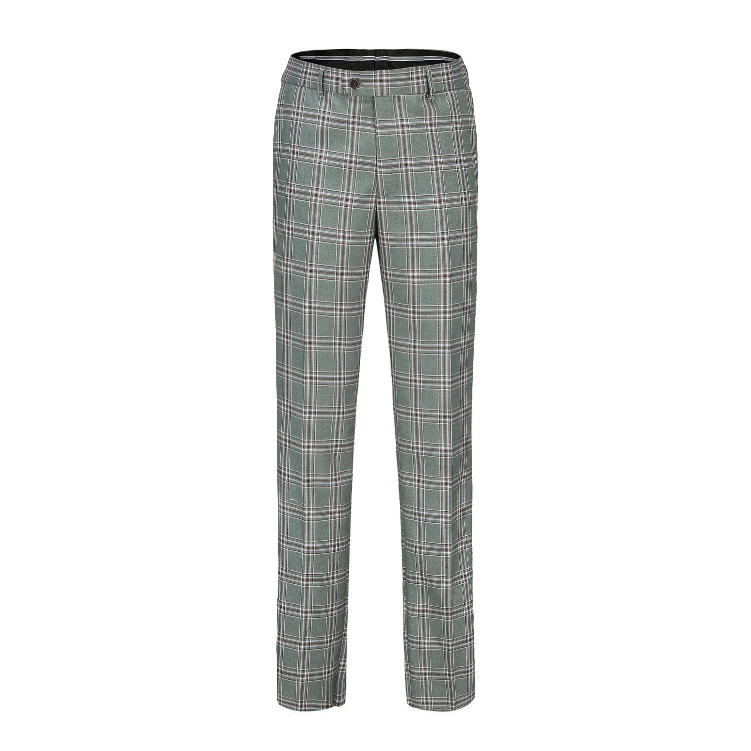 Men's Slim-Fit 3PC Glen Plaid Suit