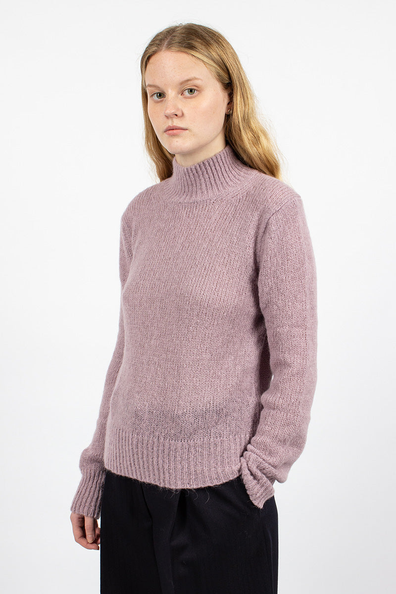 Mock Neck Jumper Lilac