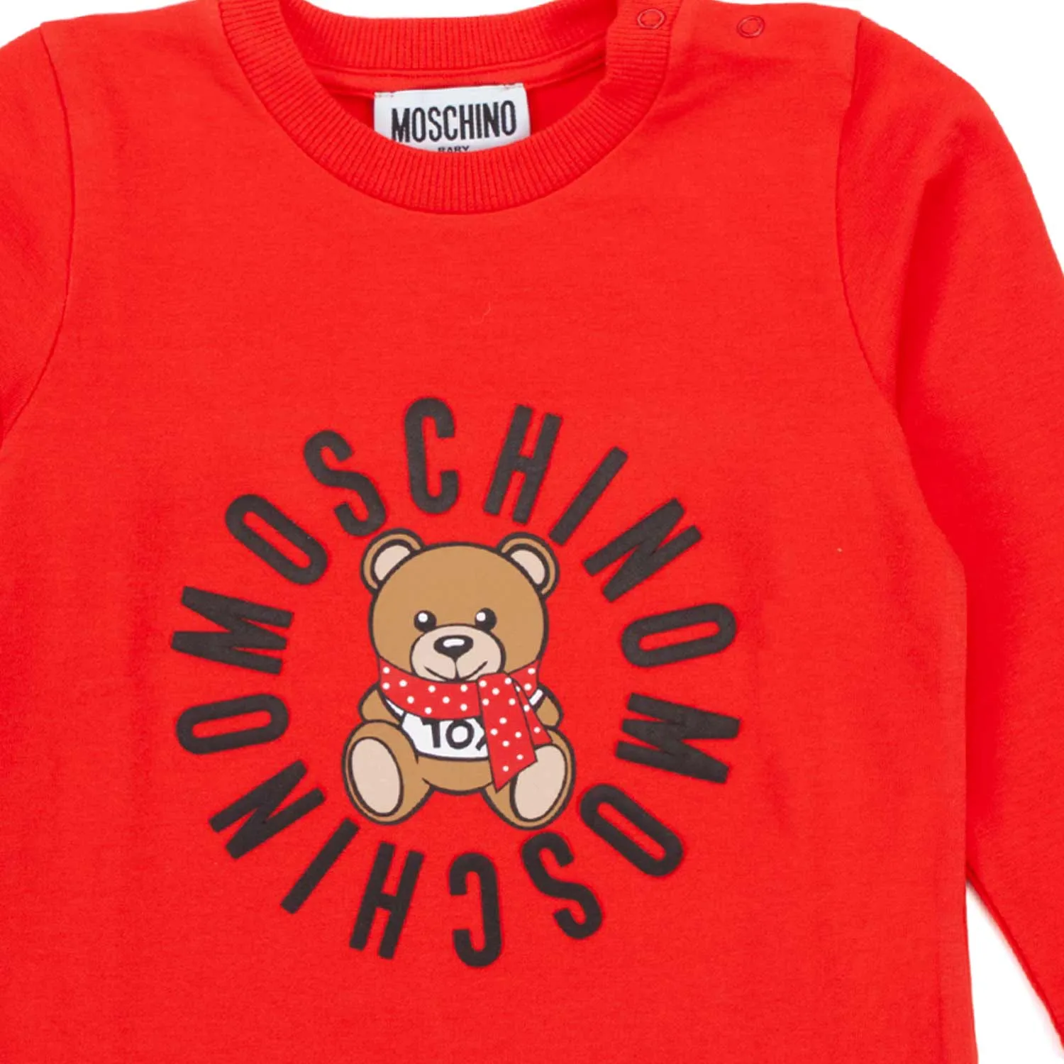 Moschino Unisex Teddy Bear Red T-Shirt