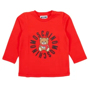 Moschino Unisex Teddy Bear Red T-Shirt