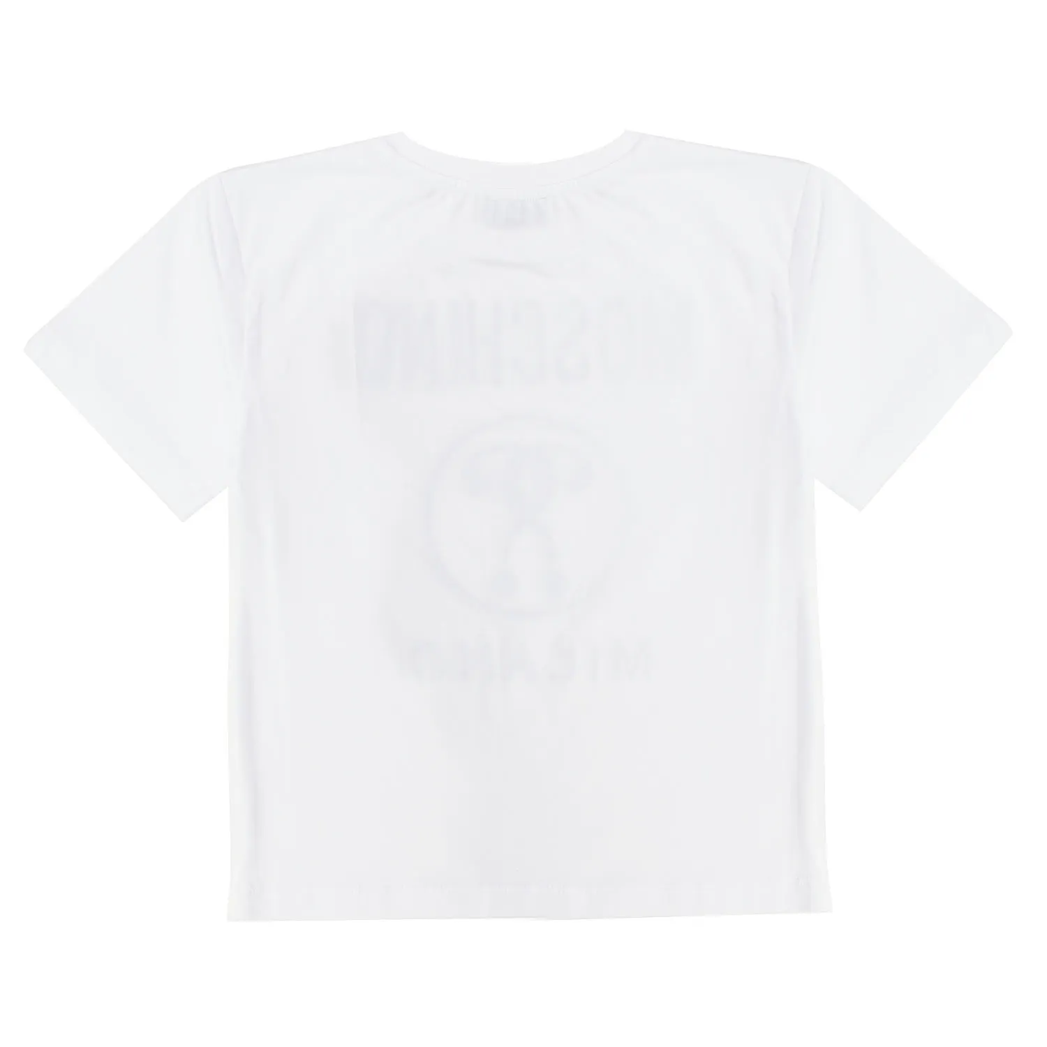 Moschino White Unisex T-Shirt For Children