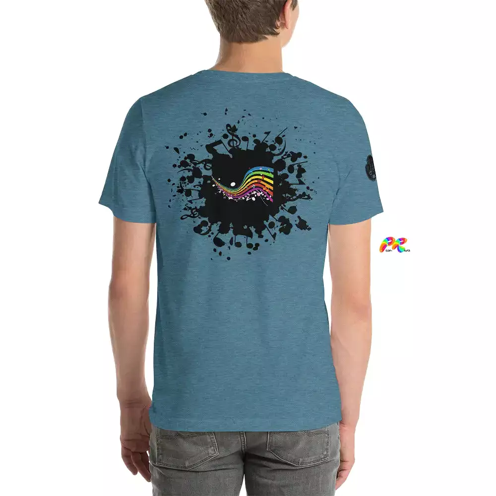 Music Splat and Notes Unisex T-shirt