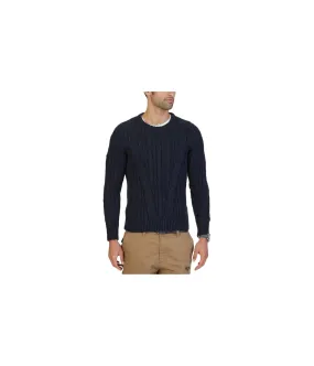 Nautica Mens Cable Knit Pullover Sweater, TW3