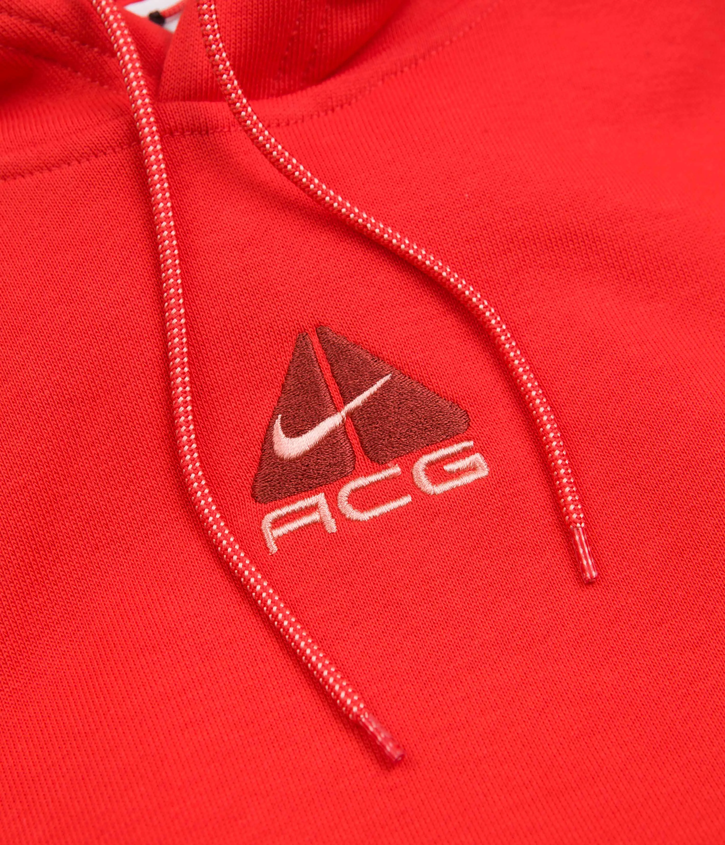 Nike ACG Womens Tuff Knit Hoodie - Light Crimson / Light Madder Root / Mars Stone