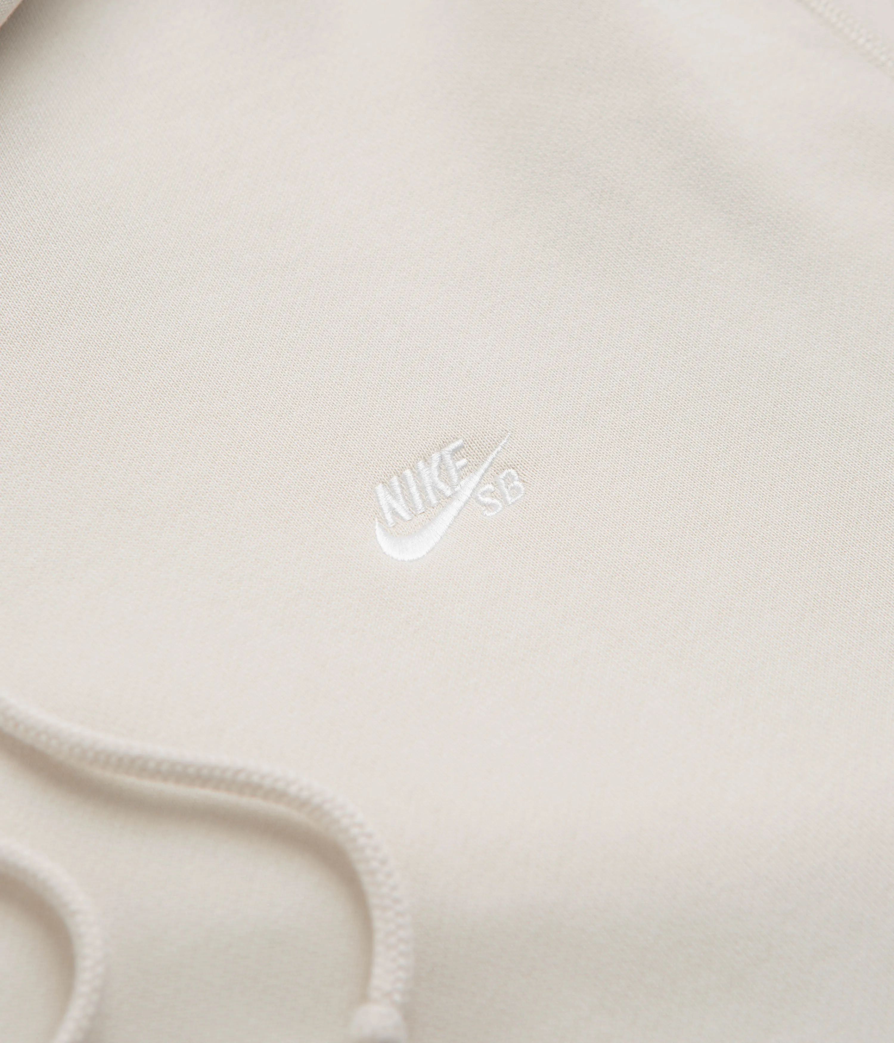 Nike SB Essential Small Logo Hoodie - Light Orewood Brown / White