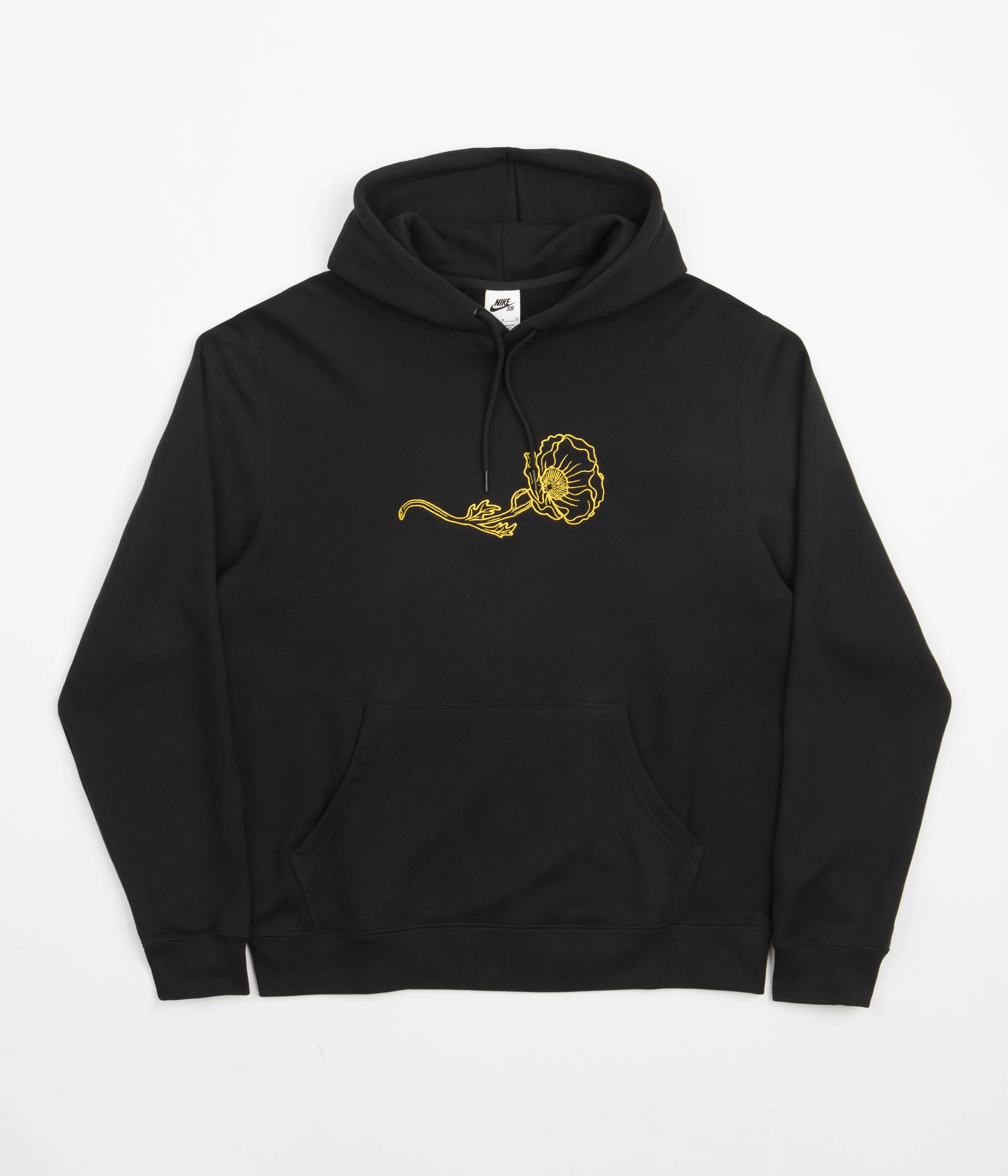 Nike SB Skate Hoodie - Black / University Gold