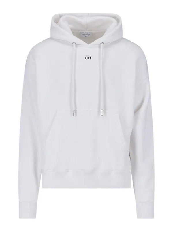 Off-White Crop Hoodie