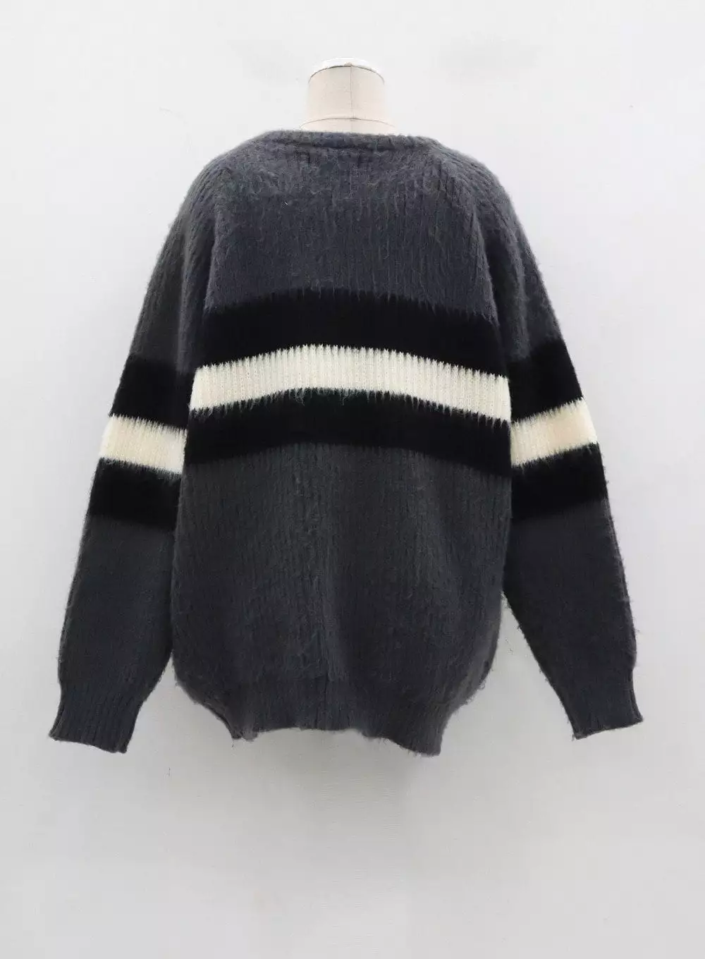 Oversized Crewneck Stripe Sweater CJ319