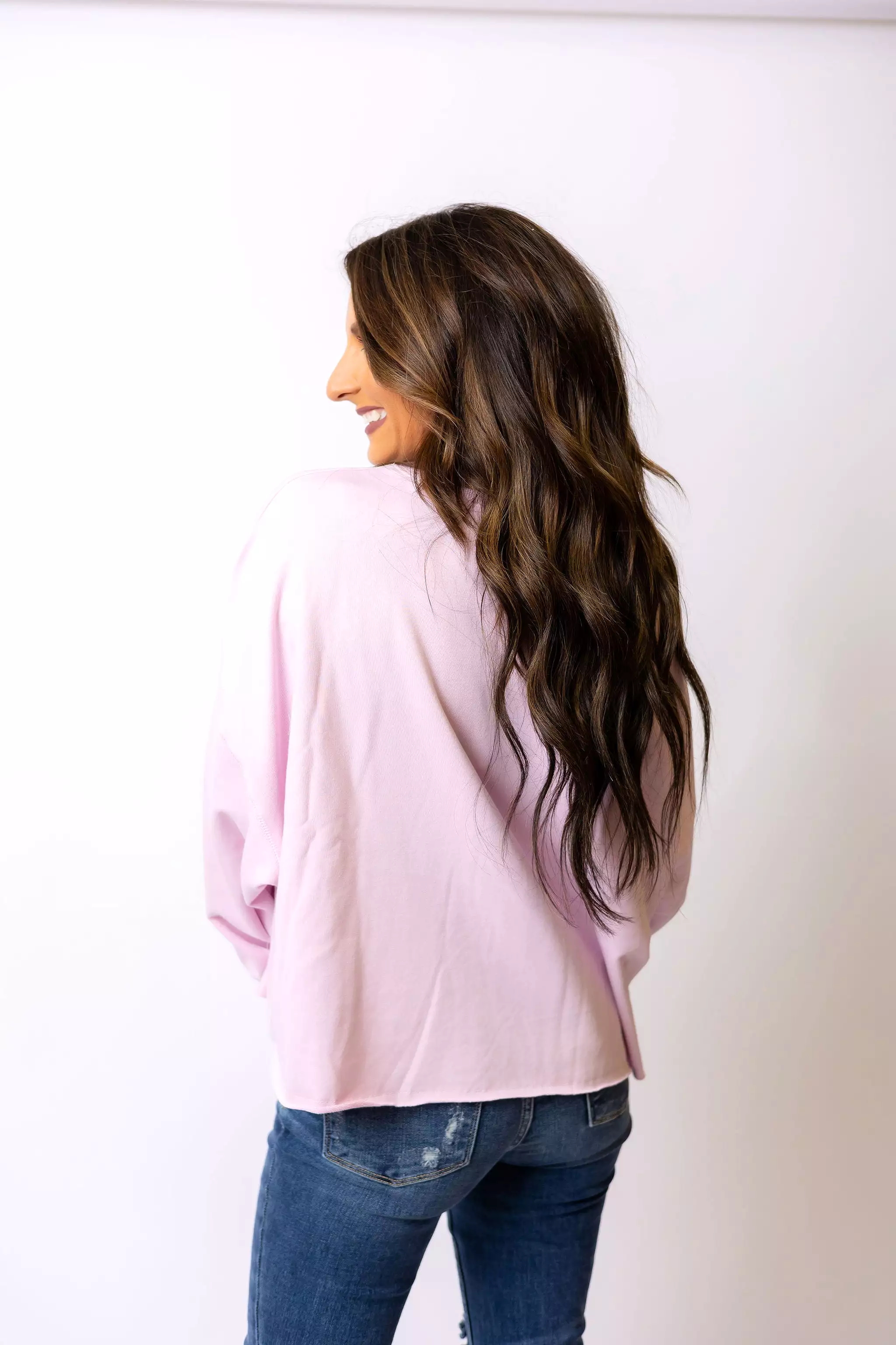 Pink Howdy Oversized Sweater