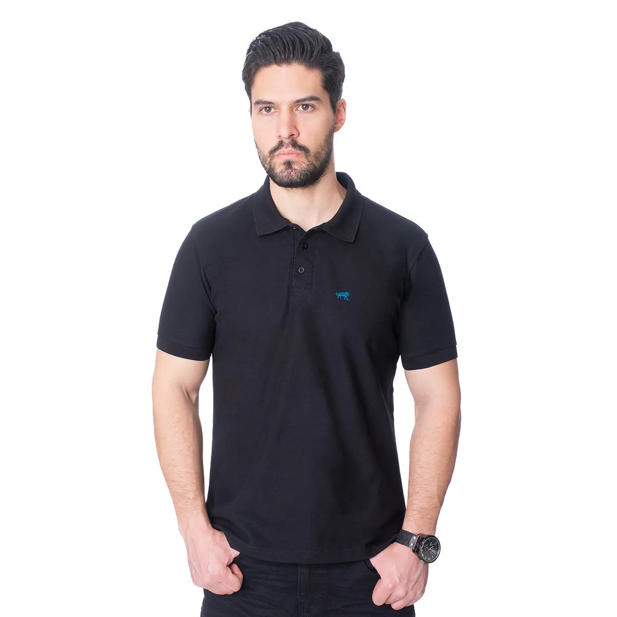 Playera Polo Negra Aldo Conti