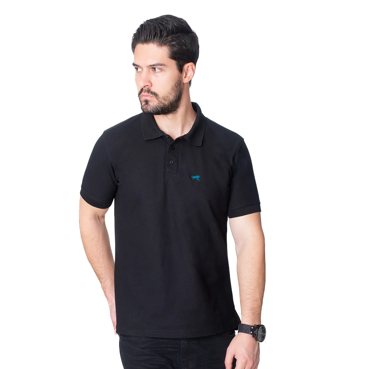 Playera Polo Negra Aldo Conti