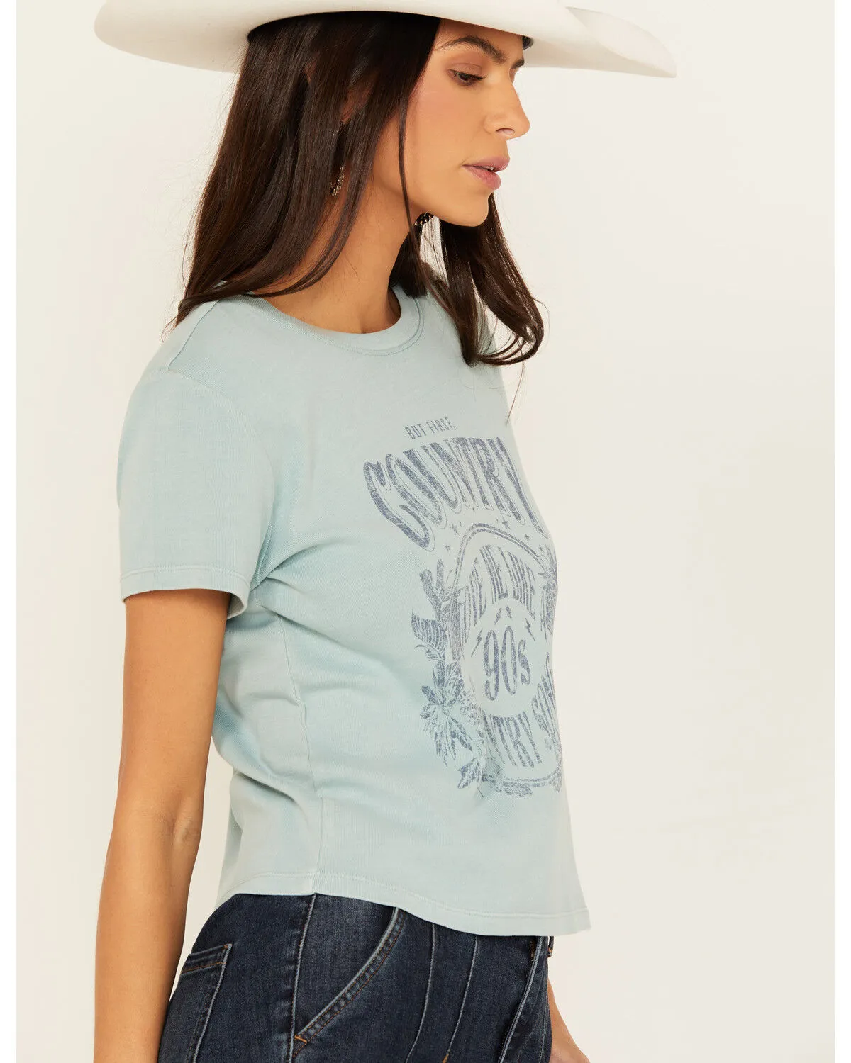 Product Name:  Cleo + Wolf Women's Aiden Short Sleeve Cropped Graphic Tee