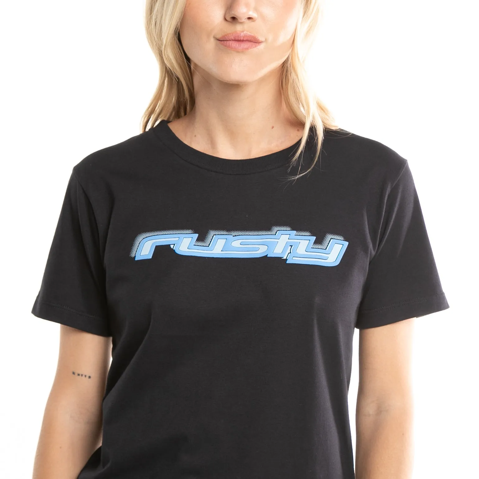 Remera Mc Rusty Rider Regular Fit Tee Ld Black