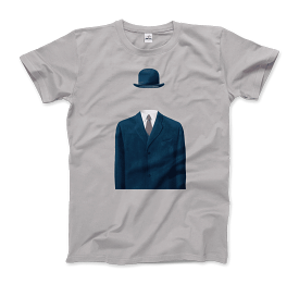 Rene Magritte Man in a Bowler Hat, 1964 Artwork T-Shirt