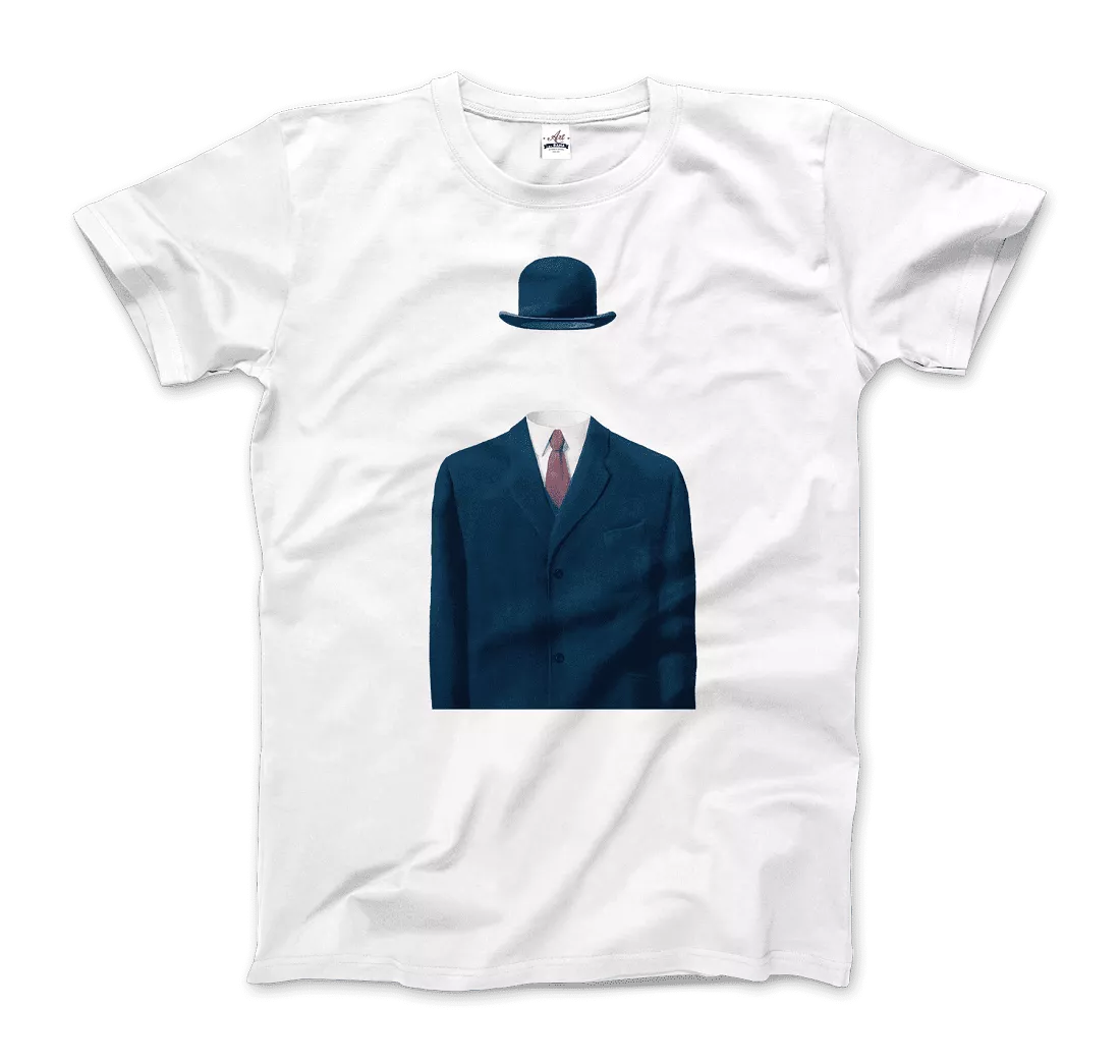 Rene Magritte Man in a Bowler Hat, 1964 Artwork T-Shirt