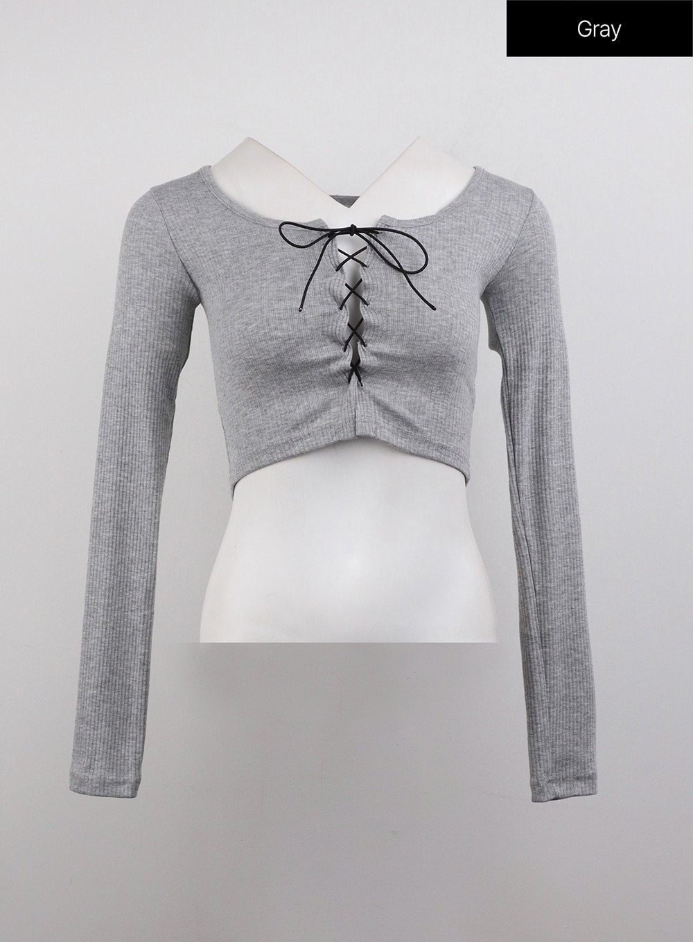 Ribbon Detail Slim Fit Long Sleeve CJ412