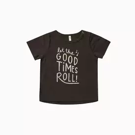 Rylee + Cru Black Basic Baby Tee