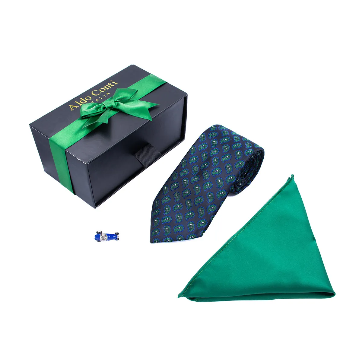 Set Corbata Verde Aldo Conti