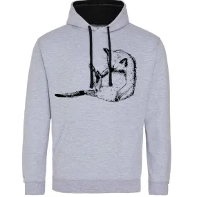 Sleeping cat hoodie