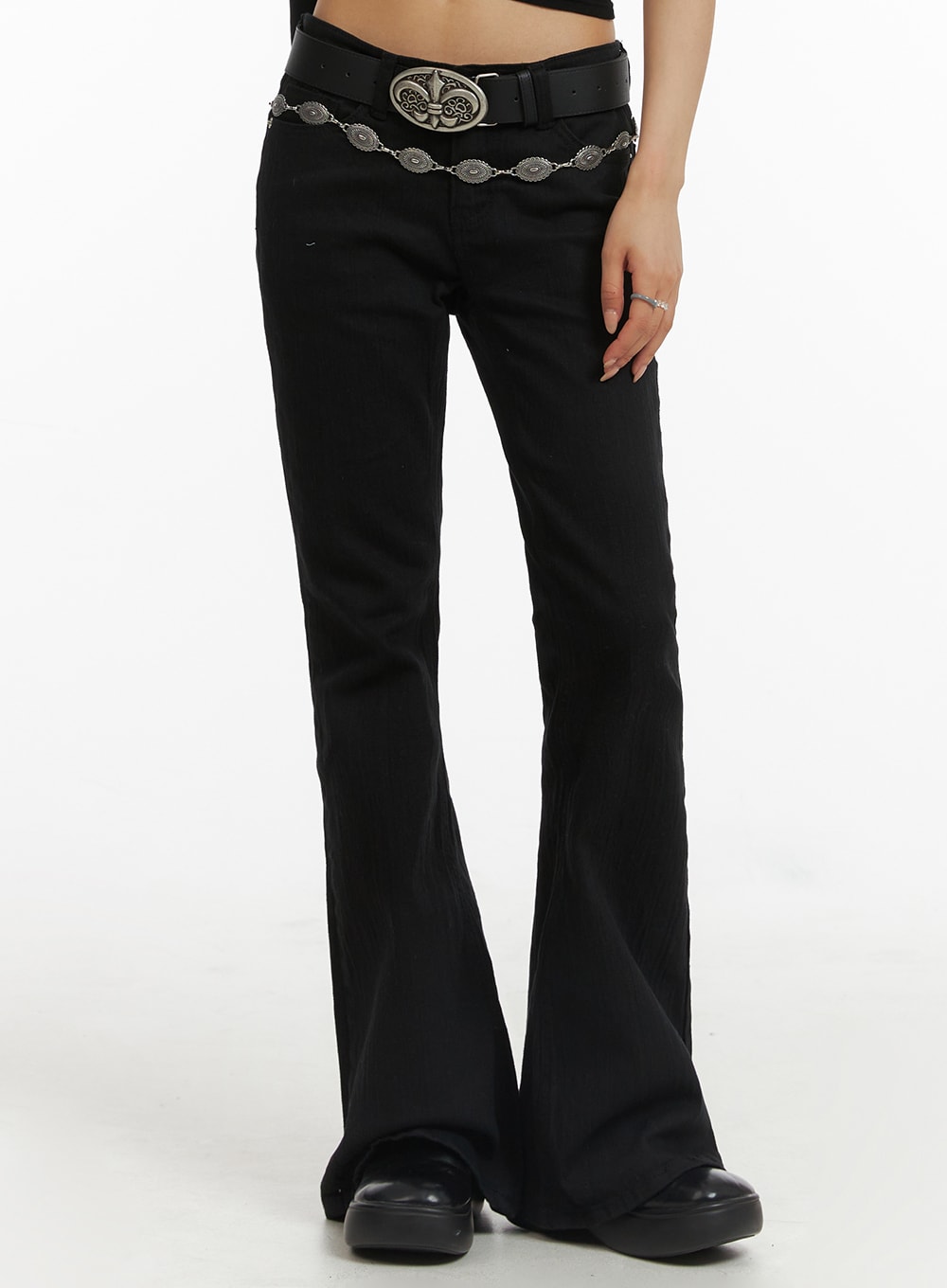 Slim Fit Bootcut Pants CJ416