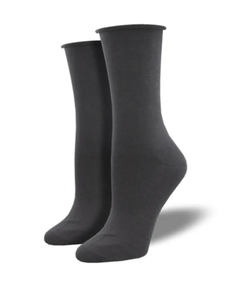 Socksmith bamboo crew, solid women's sizing