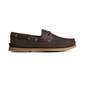 Sperry Men’s Authentic Original Shearling Wool Boat Shoe – JAVA