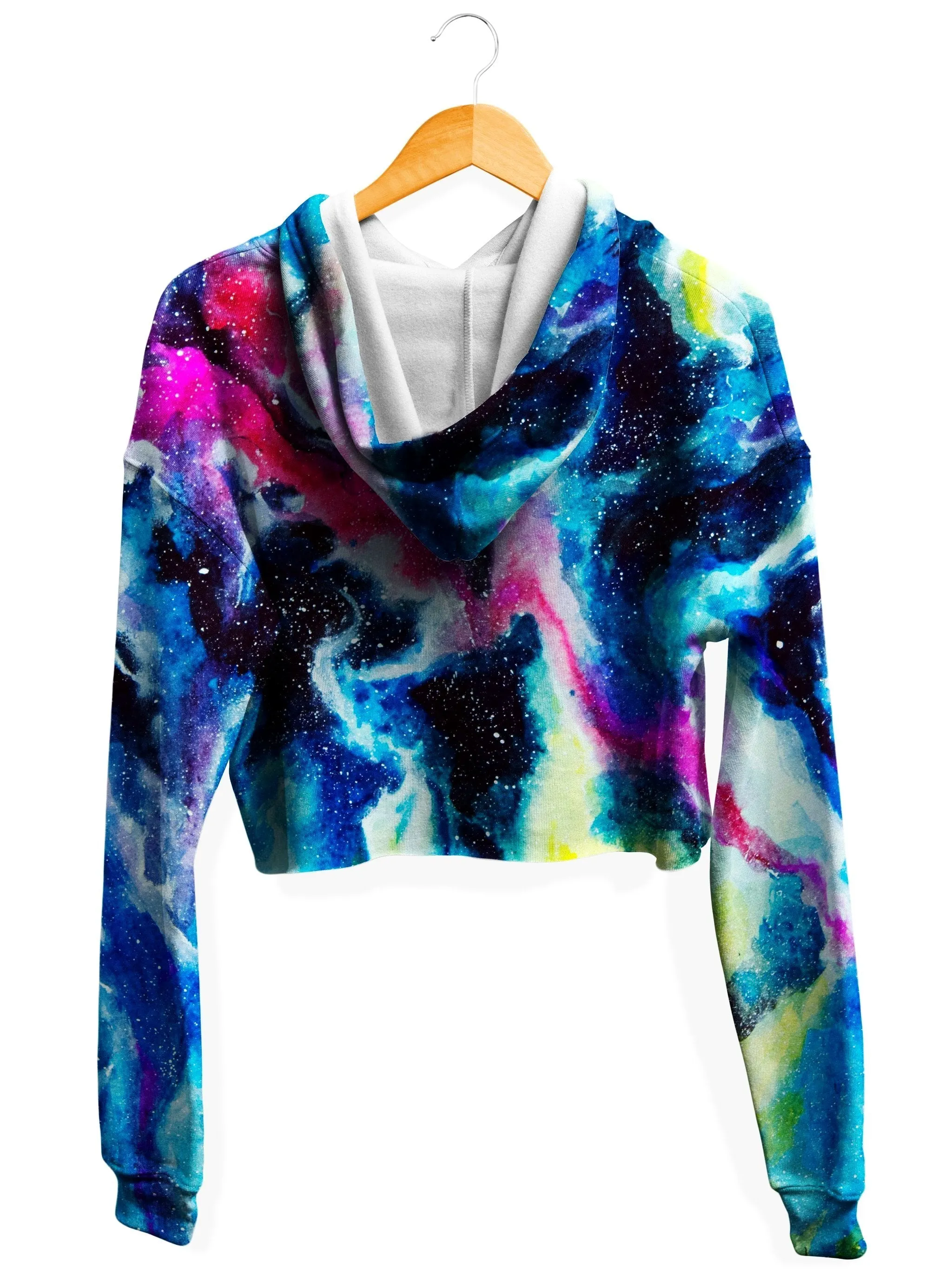 Stardust Fleece Crop Hoodie