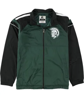 Starter Mens Michigan State Spartans Track Jacket Sweatshirt