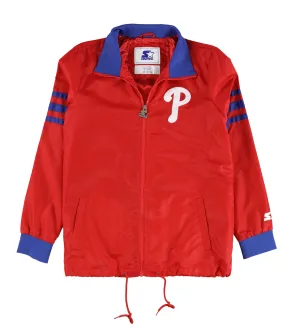 Starter Mens Philadelphia Phillies Windbreaker Jacket, TW2