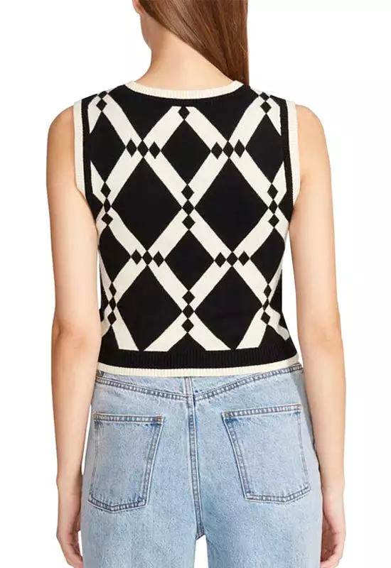 Steve Madden - Siren Sweater Vest Black