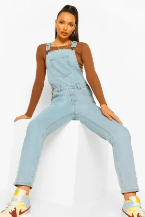 Tall Denim Mom Overalls