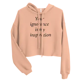 Thank you Hater -Crop Hoodie