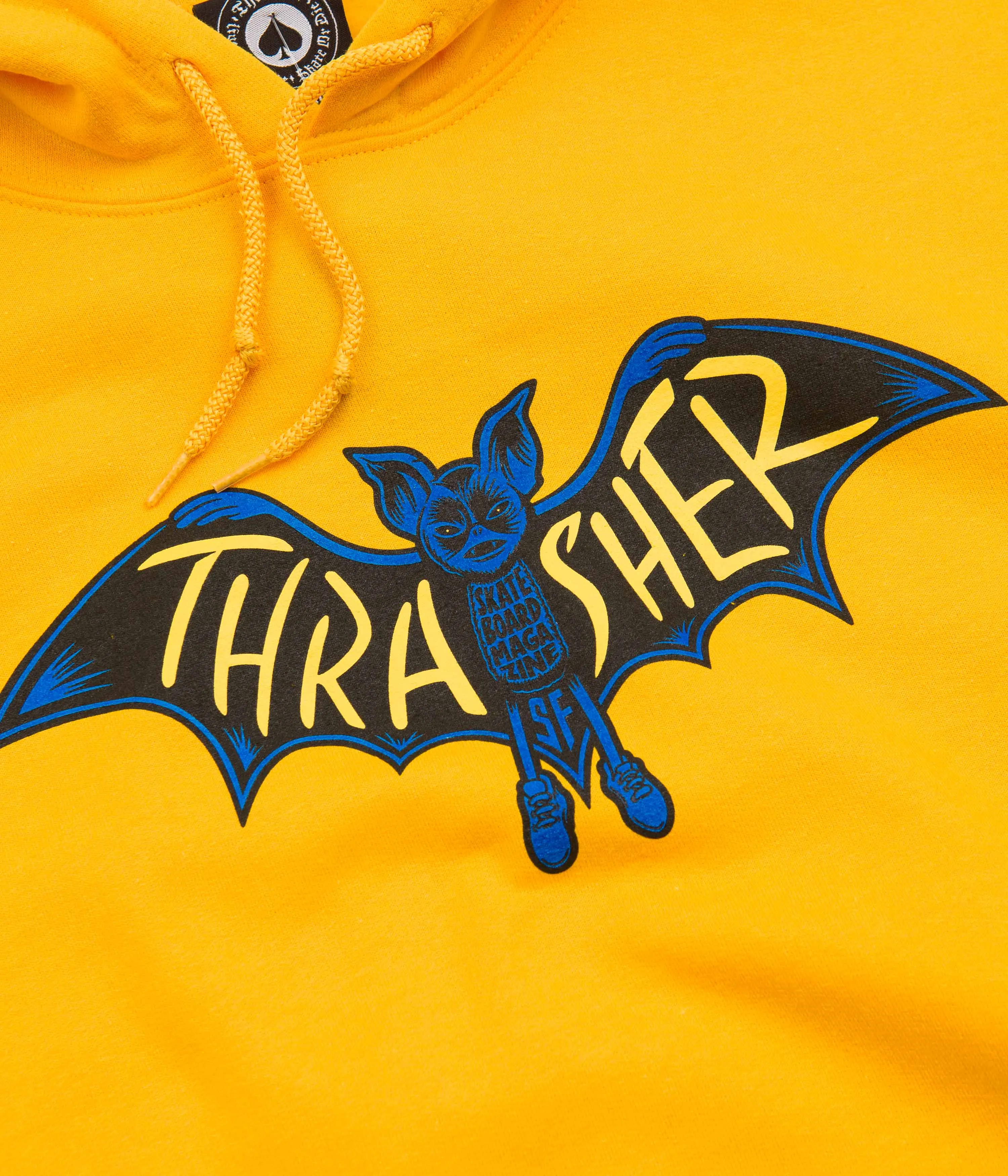 Thrasher Bat Hoodie - Gold