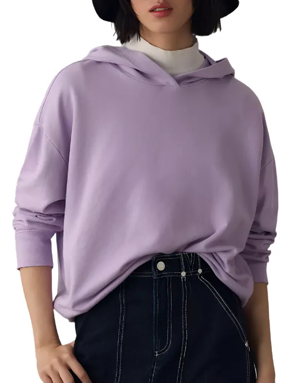 TLA Crop Hoodie Oversized