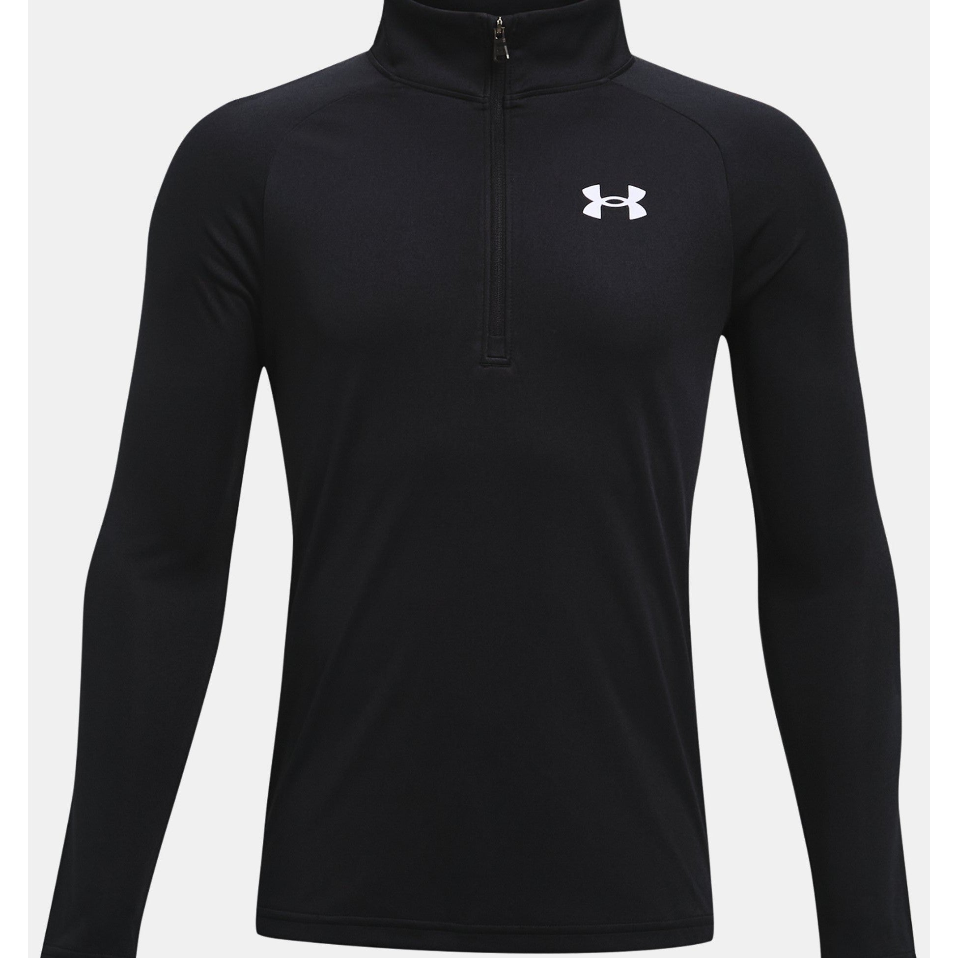 Under Armour Black/White Tech 2.0 1/2 Zip Tee