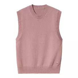 W' CHESTER VEST SWEATER GLASSY PINK