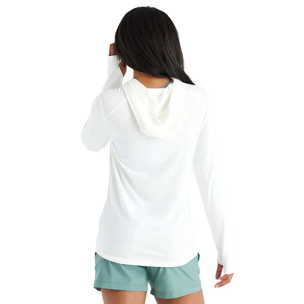 Women's Bamboo Shade Hoodie II  - Bright White