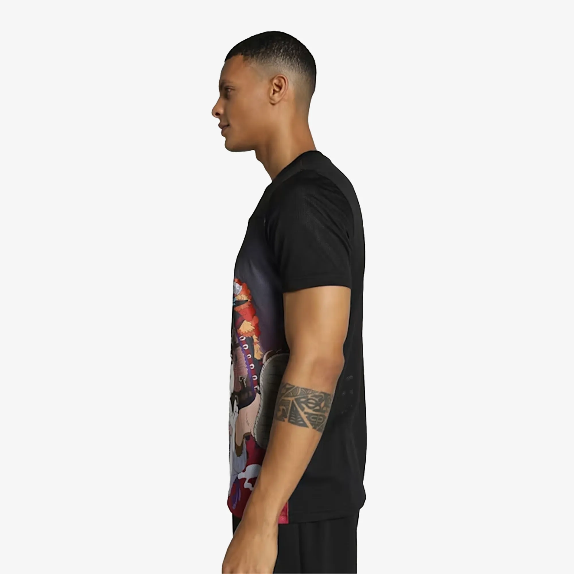 x ONE PIECE PRINTED TEE 'BLACK'