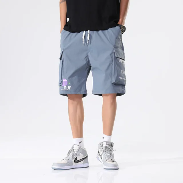 Xituodai Summer Cargo Shorts Men 2022 New Multi-Pockets Hip Hop Streetwear Baggy Jogger Shorts Male Casual Beach Shorts Plus Siz