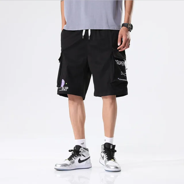 Xituodai Summer Cargo Shorts Men 2022 New Multi-Pockets Hip Hop Streetwear Baggy Jogger Shorts Male Casual Beach Shorts Plus Siz