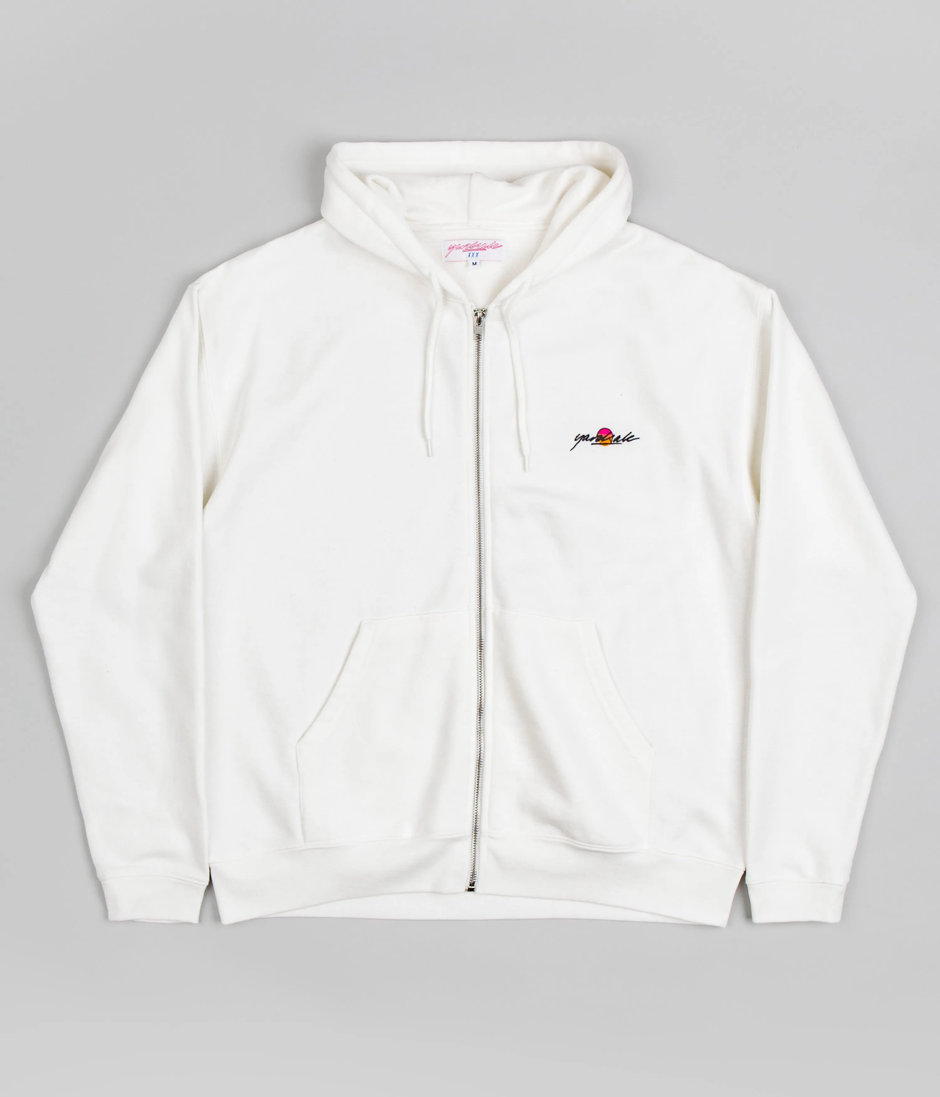 Yardsale Sunscript Full-Zip Hoodie - Off-White