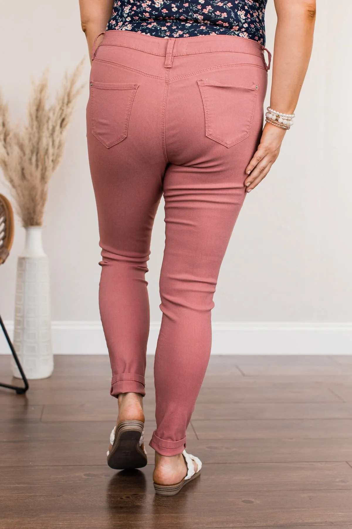 YMI Mid-Rise Jeggings- Rosaline Wash