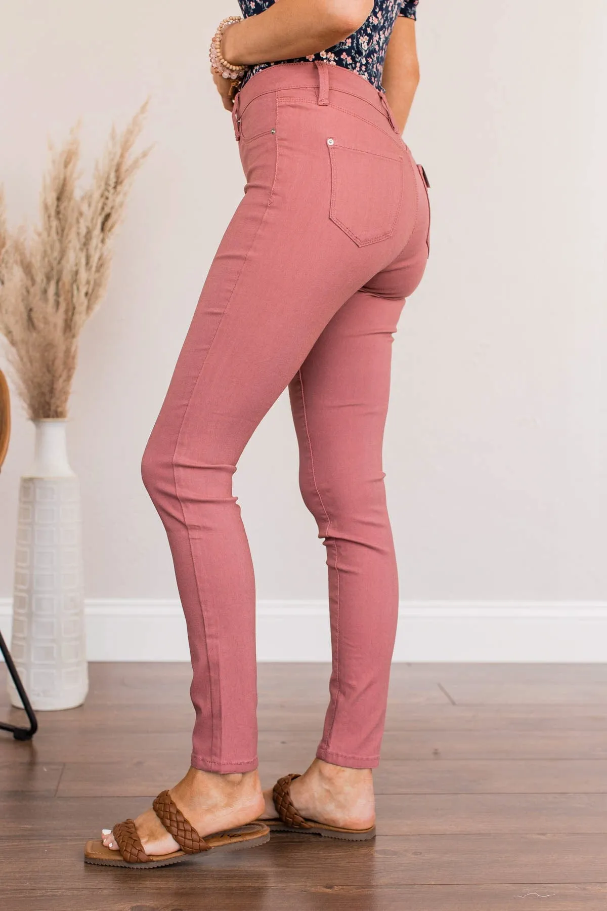 YMI Mid-Rise Jeggings- Rosaline Wash