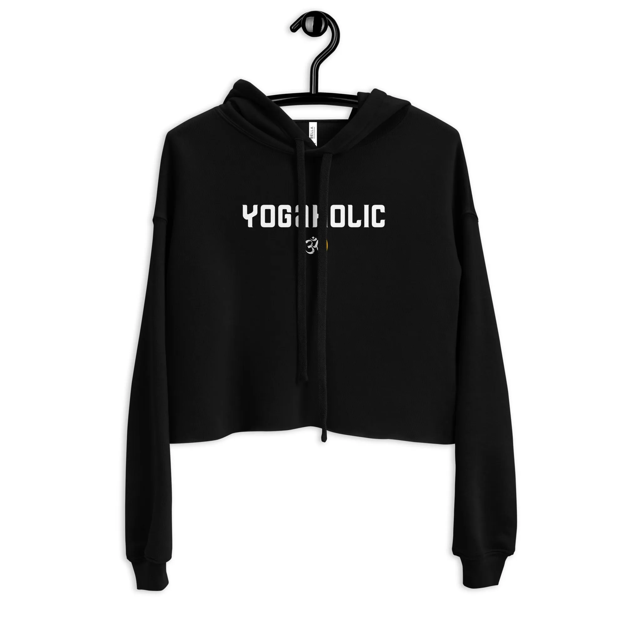 Yogaholic - Crop Fleece Hoodie