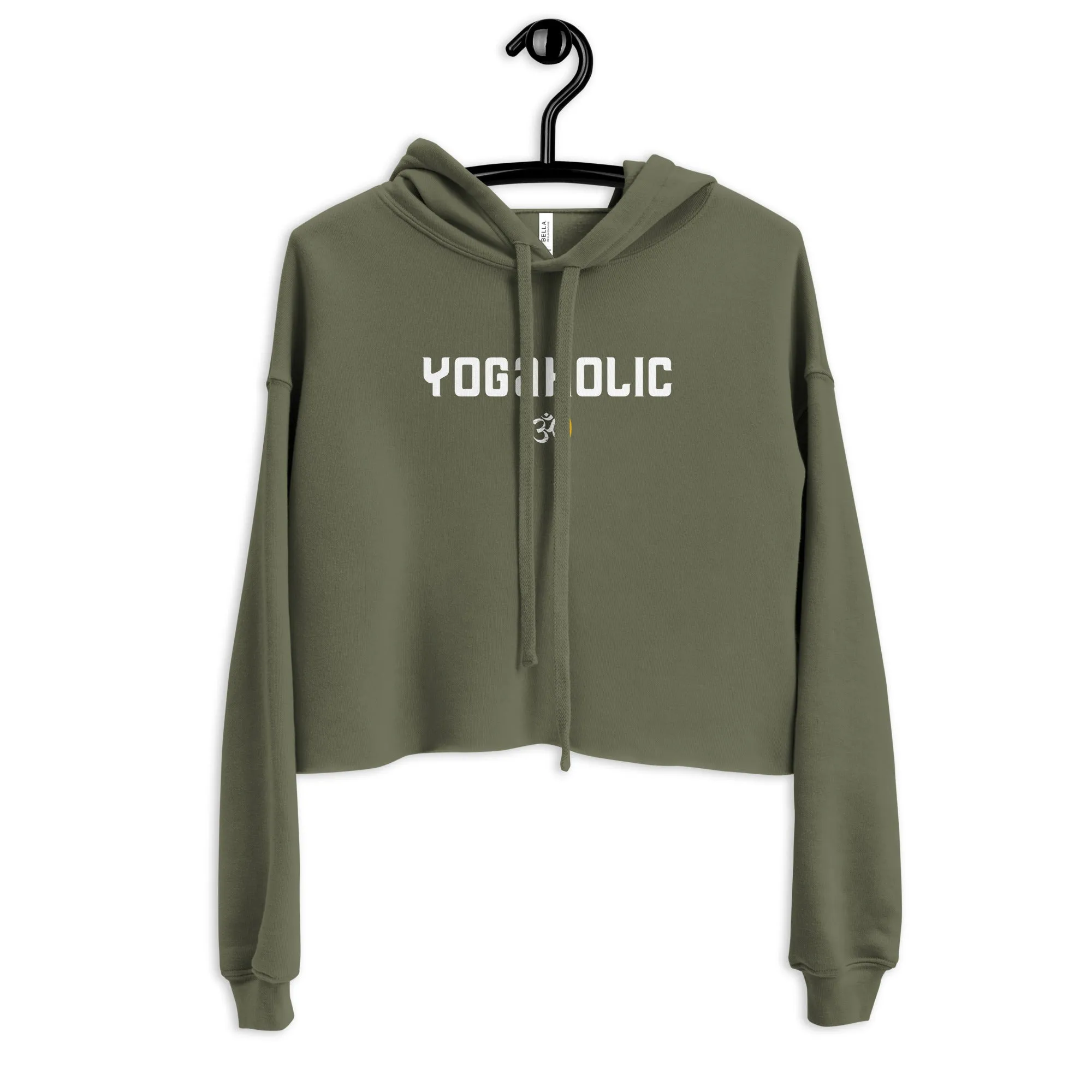 Yogaholic - Crop Fleece Hoodie