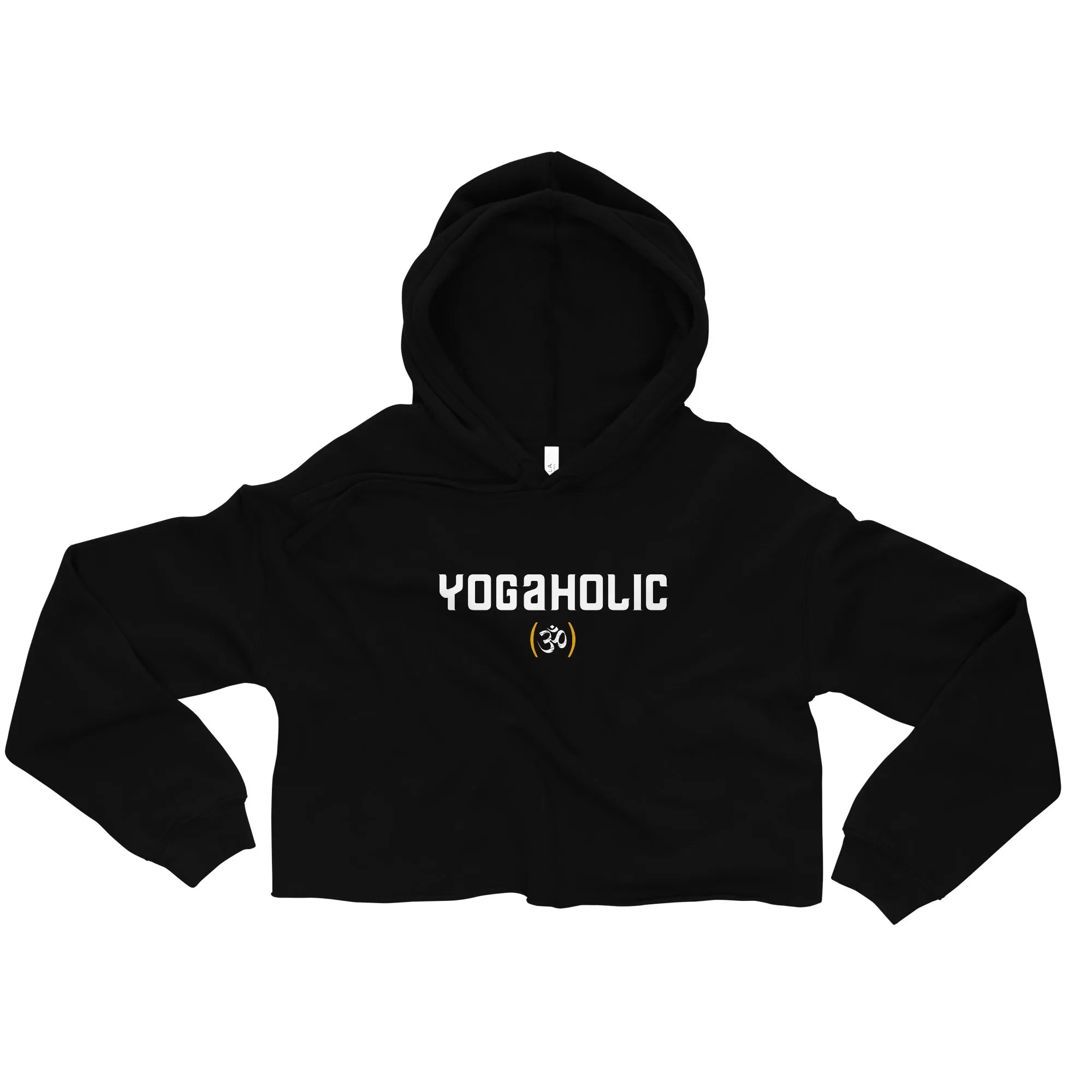 Yogaholic - Crop Fleece Hoodie