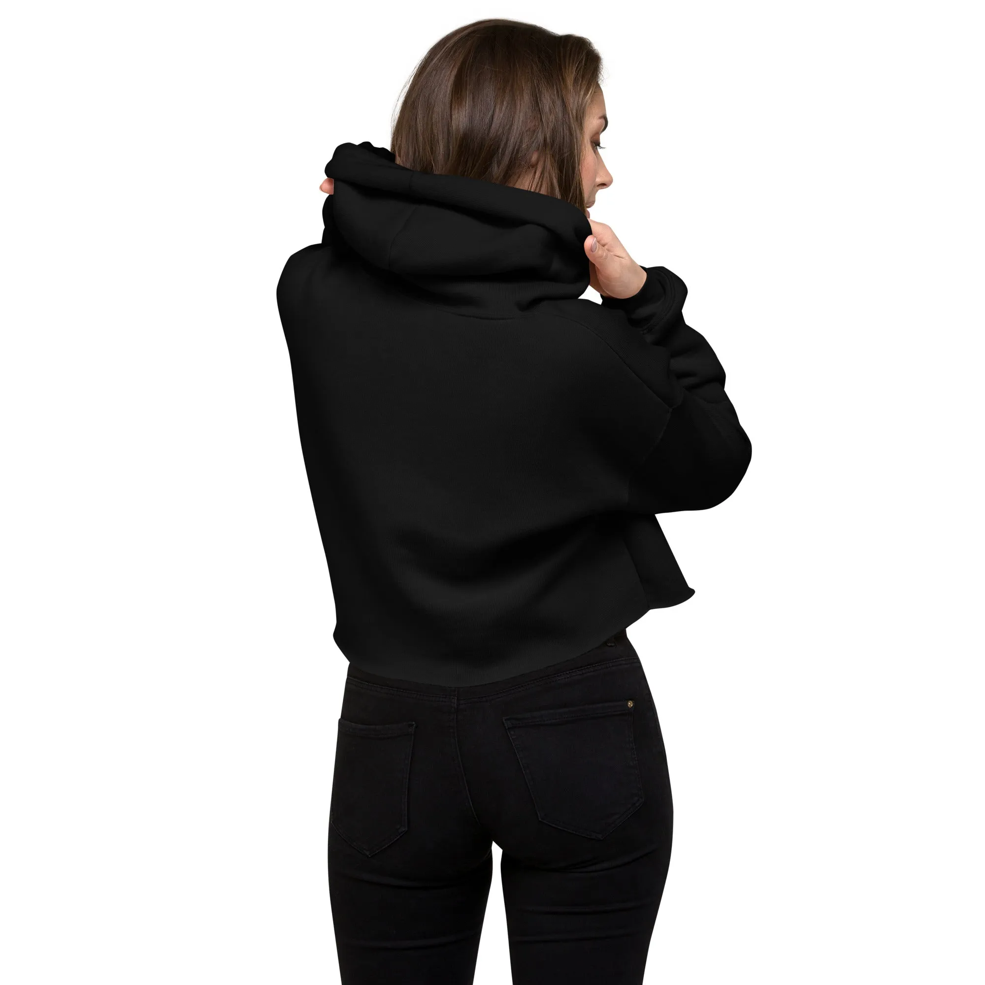 Yogaholic - Crop Fleece Hoodie